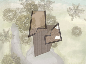 Petite maison préfabriquée en <span class=keywords><strong>bois</strong></span> naturel Log tiny house pour camping entrepôt extérieur stockage atelier - Product Image 2