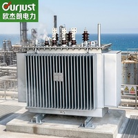 Yağlı Tip Direk Üzeri Montajlı Trafo 25kVA - 50MVA Üç Fazlı Yer Tipi Yükseltici/Alçaltıcı Dış Mekan Enerji Tesisi İçin