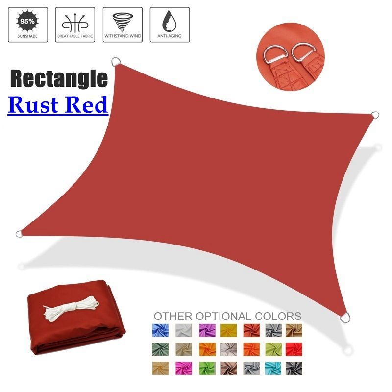 Arc rectangulaire rouille rouge