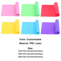 Bandas de Resistencia para Ejercicio, Portátiles, Duraderas, de Alta Elasticidad, Material de Látex, para Ejercicios de Cadera, Ligera/Media Intensidad