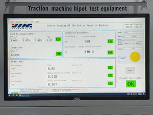 Máquina <span class=keywords><strong>de</strong></span> Tracción para Elevadores con Probador Hipot Integrado y Impresora que Imprime Automáticamente los Resultados <span class=keywords><strong>de</strong></span> Prueba - Product Image 5