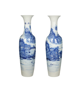 Jingdezhen Home Decors Ceramics Customized <strong>Chinese</strong> Ceramic Floor Flower <strong>Vase</strong> Big Size <strong>Vase</strong> Floor to Ceiling Porcelain <strong>Vase</strong> - Product Image 1