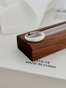 Dylam New Exclusive Design Women Solid Sterling Silver Jewelry Rhodium Plated Tinfoil Pleats Stylish <b>Resize</b> Adjustable <b>Rings</b> - Product Image 6