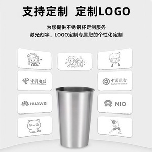 แก้วกาแฟสแตนเลสแบบชั้นเดียว ขอบม้วน สำหรับเครื่องดื่มเย็น สีตามสั่ง ใช้กลางแจ้งได้ - Product Image 4