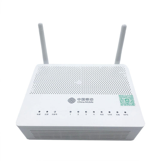 Used HS8145C5 WIFI ONU ONT 2.4G Single Band 1GE+3FE+1TEL GPON EPON Fiber Optic Equipment for Home with 3 Years Warranty