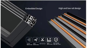 Fenêtre coulissante à isolation thermique <span class=keywords><strong>de</strong></span> haute qualité, design personnalisable, double vitrage insonorisé, aluminium imperméable, extérieur villa - Product Image 4