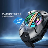 Nouveau modèle FS09 – Refroidisseur de téléphone portable à semi-conducteurs avec clip de fixation en ABS, pour gaming, silencieux, léger, avec affichage numérique