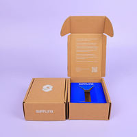 Boîte pliante en carton écologique personnalisée pour suppléments de santé, avec insert pour flacons de vitamines et compte-gouttes