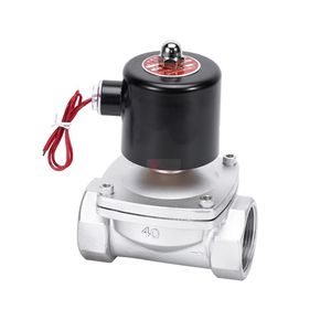 Válvula Solenoide YOULI de 2W, Acero Inoxidable 304/316, Bidireccional, NPT/BSP, AC220V/DC24V, Normalmente Cerrada, Rosca Hembra Recta, para Agua, Aceite y Gas - Product Image 2