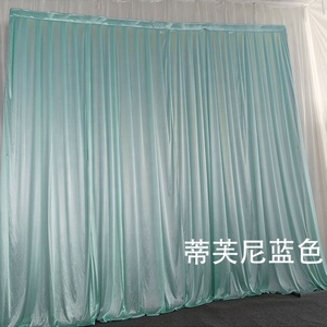 Bán buôn hiện đại màu đen Polyester rèm cửa từ chuyên nghiệp Trung Quốc Nhà cung cấp cho đám cưới tổ chức sự kiện Backdrop trang trí - Product Image 3