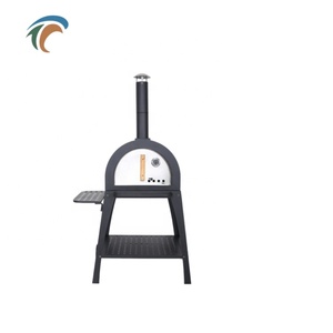Chimenea larga negra <span class=keywords><strong>Gozney</strong></span> Dome Horno de pizza de madera con parrilla de carbón - Product Image 2