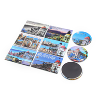 Machine d'impression d'aimants de réfrigérateur 3D en fer blanc écologique avec logo personnalisé CMYK 4C, forme rectangulaire, pour souvenirs touristiques de Malte