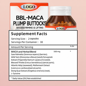 Formule personnalisée en vrac certifiée GMP 15000mg sans OGM à absorption élevée pour un effet raffermissant et liftant plus prononcé, capsules BBL-Maca pour des fesses plus pulpeuses - Product Image 6