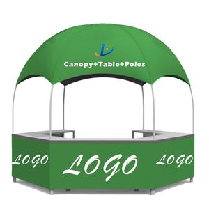 Custom <b>Large</b> Display 3x3 Hexagonal Dome Aluminum <b>Frame</b> Waterproof Windproof Advertising Tent for Promotions Exhibitions - Product Image 1