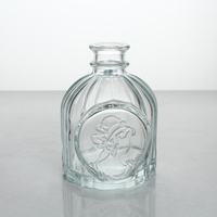 Diffuseur de parfum en verre avec bâtonnets en rotin 100 ml Bouteilles de diffuseur de parfum décoratives 3,4 oz