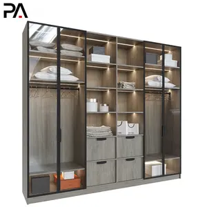 PA design cheap clothes walk-in walldrope wardrobe bedroom closet