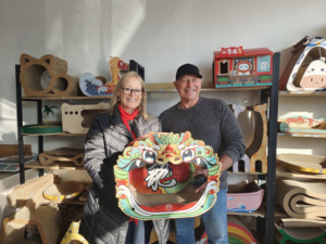 Venta directa de fábrica, tablero redondo para rascar gatos, sin <span class=keywords><strong>caspa</strong></span>, cama para gatos, resistente a los arañazos, personalización de soporte - Product Image 6