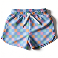 Shorts de bain respirants à séchage rapide pour bébés garçons, imprimé camouflage, taille élastique, décontractés, pour la plage, OEM