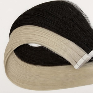 Extensiones de Cabello Adhesivas 2025: Cabello Ruso con Cutícula Alineada, Extensiones de Cabello Adhesivas al por Mayor, Cabello Humano Virgen Natural Invisible - Product Image 3