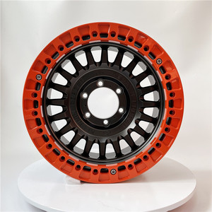 17*8.5 5*127 Red Beadlock 4*4 Offroad Rim Forged Alloys Wheel RimFactory Sport Design Forged Wheels
