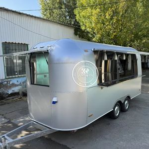 Remorque alimentaire ronde en acier inoxydable, petite taille, personnalisée pour l'Europe, cuisine mobile OEM, remorques alimentaires - Product Image 1