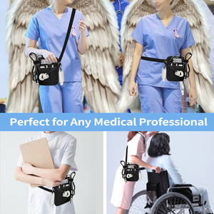 Marsupio Infermieristico Multicomparto con Cintura Porta Utensili e Marsupio Medico con Cerniera, Organizer per Infermieri - Product Image 4