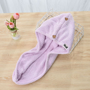 Toalla <span class=keywords><strong>de</strong></span> Secado <span class=keywords><strong>de</strong></span> Cabello Personalizada para <span class=keywords><strong>Mujer</strong></span>, Absorbente, <span class=keywords><strong>de</strong></span> Secado Rápido, Hipoalergénica, Ecológica, Pañuelo para la Cabeza, Gorro <span class=keywords><strong>de</strong></span> Baño - Product Image 5