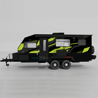 Honlu Camping-car de luxe, caravane, autocaravane, camping-car, caravane 4x4, camping, camping-car, remorque de voyage tout-terrain avec salle de bain à vendre
