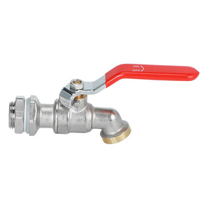 Robinet d'angle Kangweishen 12 mm en laiton avec levier pour réservoir de cire, eau chaude et froide PN16 - Product Image 4