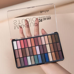 Palette d'ombres à paupières avec votre logo, 39 couleurs, pigment holographique, palette d'ombres à paupières, poudre d'ombres à paupières végétaliennes, vente en gros - Product Image 1