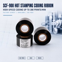 Ruban de marquage à chaud de haute qualité 35 mm x 100 m pour machine de codage, ruban de marquage à chaud avec prix de gros