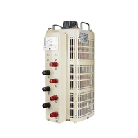 Régulateur de tension triphasé AC réglable TSGC2-15K 1.5KVA 3KVA 6KVA 9KVA 15KVA 20KVA avec entrée 380V et transformateur variable