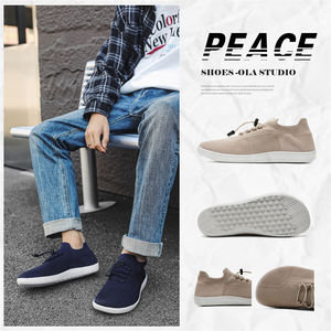 Zapatillas Unisex 2026 <span class=keywords><strong>de</strong></span> Punta Ancha Cómodas y Transpirables <span class=keywords><strong>de</strong></span> Malla para Hombre, Estilo Slip-On, con Suela Plana y Sensación Zero Drop - Product Image 5