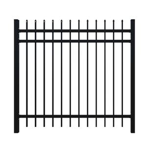 8x8 Schmiedeeisen Gartenzaunpaneele Hochsicherheits-Stahlzaun Leicht Montierbare Bauzaunpaneele - Product Image 2