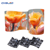Écrans LED d'extérieur P3.91 P4.81, affichage LED flexible, mur vidéo circulaire, affichage LED flexible