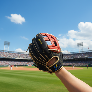 Children Teenagers Adults Pitcher <strong>Baseball</strong> <strong>Gloves</strong> Softball <strong>Gloves</strong> Leather Cover Hand Stitched - Product Image 1