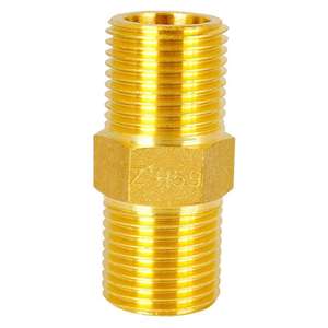 Adaptador de Tubería de Cobre, Rosca Macho de 4 Puntos a Rosca Extendida de 6 Puntos, Reductor de Rosca Directo, 1 Pulgada, Reforzado - Product Image 1