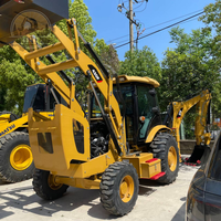 Chargeuse-pelleteuse CAT 420F 430F 428F d'occasion pour travaux de construction de pipelines et de canalisations d'eau