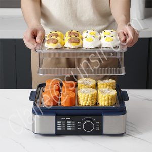 Vaporera de Alimentos de Acero Inoxidable, Prepara <span class=keywords><strong>Comida</strong></span> Fresca y Saludable para Bebés en Casa, Electrodoméstico Pequeño de Cocina Sunsir - Product Image 4
