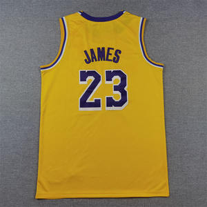 Maglie da Basket Americane Cucite all'Ingrosso Nuova Stagione N. 5 James Jr N. 24 Bryant N. 77 Doncic N. 23 James dei <span class=keywords><strong>Los</strong></span> <span class=keywords><strong>Angeles</strong></span> <span class=keywords><strong>Lakers</strong></span> - Product Image 3