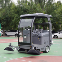Balayeuse électrique autoportée, batterie 48V, efficacité 11000m²/h, certifiée CE, pour ateliers et sols en béton