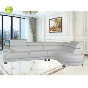 Pabrik Cina Grosir Sofa Penutup Sofa Sudut Modern Kulit Model 8331 Laris