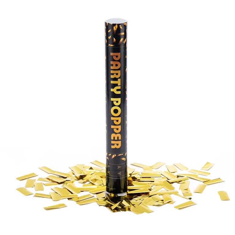 Schneller Versand Konfetti kanone Biologisch abbaubarer Gold Konfetti Party Popper Handkonfetti Shooter