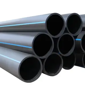 buried underground hdpe pipe 3 inch 4 inch 75mm 90mm water flow tube