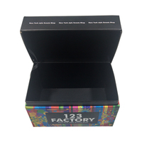 Coffrets cadeaux en carton rigide en forme de cercueil au design unique Logo personnalisé Revêtement UV Stratification mate Gaufrage Bonbons au chocolat