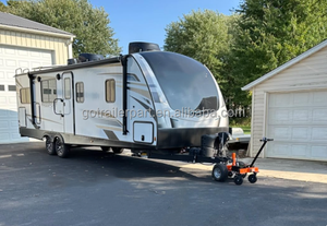 Carro Eléctrico de Arrastre para Remolque con 5 Llantas Todoterreno, Capacidad de Arrastre de 2000 kg, Gato Eléctrico para Remolque con Batería - Product Image 2