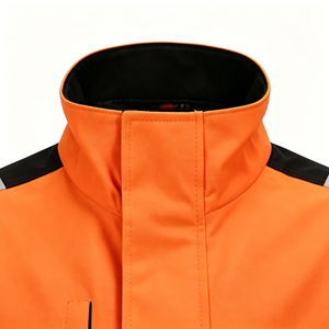 Customizable High Visibility Orange Work Shirts, Reflective Safety <b>Clothing</b> for Road Workers & Security Staff - Product Image 4