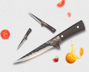 سكين مطبخ مرن بشيف و فيليه سكين نحاسي مقبض خشبي ينجي سكاكين مطبخ منتج مخصص سكين ساشيمي - Product Image 4