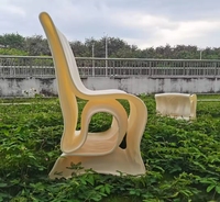 Chaise en polymère d'impression 3D de grande taille pour l'extérieur, modèle FGF, matériau PLA/PETG, services d'usinage ABS, WHALE-STONE certifié ISO9001