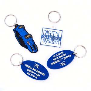 Llavero de regalo de goma 2D con logotipo de Pvc suave promocional, llavero con letras y logotipo personalizado - Product Image 1